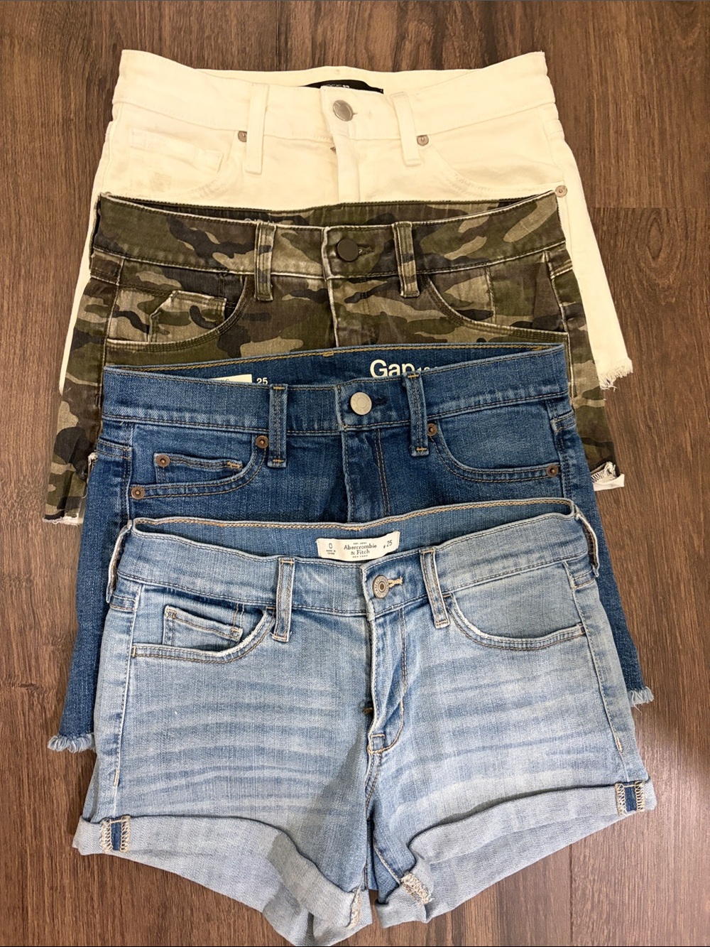 LOT of 4 Denim Shorts as 24/25